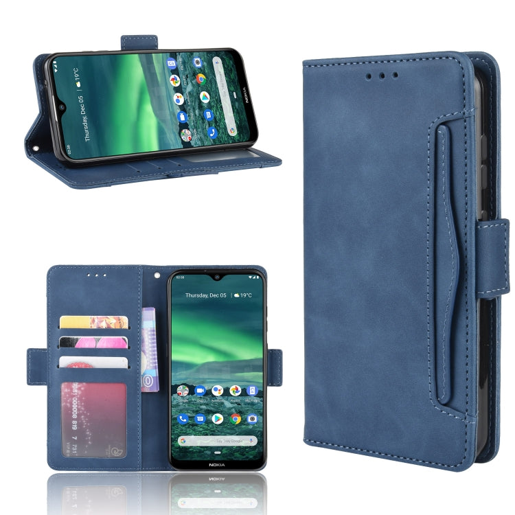 For Nokia 2.3 Wallet Style Skin Feel Calf Pattern Leather Case with Separate Card Slots & Holder & Wallet & Photo Frame