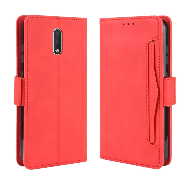 For Nokia 2.3 Wallet Style Skin Feel Calf Pattern Leather Case with Separate Card Slots & Holder & Wallet & Photo Frame