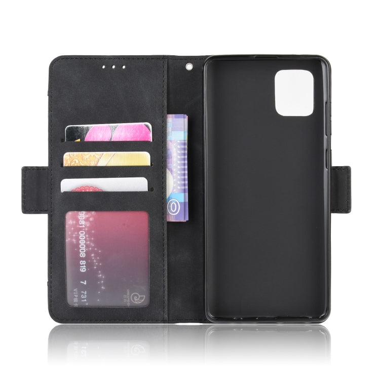 For Galaxy M60S / A81 / Note 10 Lite Wallet Style Skin Feel Calf Pattern Leather Case with Separate Card Slots & Holder & Wallet & Photo Frame
