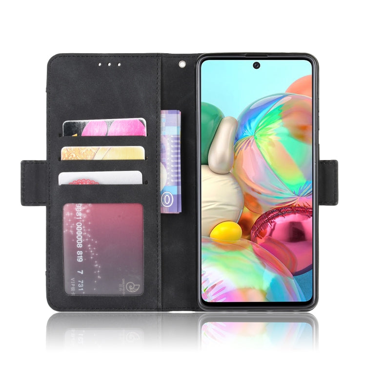 For Galaxy M60S / A81 / Note 10 Lite Wallet Style Skin Feel Calf Pattern Leather Case with Separate Card Slots & Holder & Wallet & Photo Frame