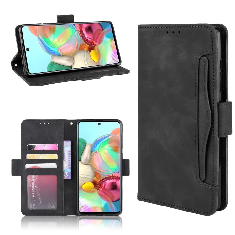 For Galaxy M60S / A81 / Note 10 Lite Wallet Style Skin Feel Calf Pattern Leather Case with Separate Card Slots & Holder & Wallet & Photo Frame