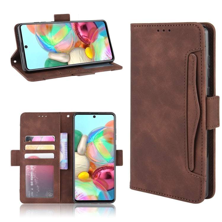 For Galaxy M60S / A81 / Note 10 Lite Wallet Style Skin Feel Calf Pattern Leather Case with Separate Card Slots & Holder & Wallet & Photo Frame