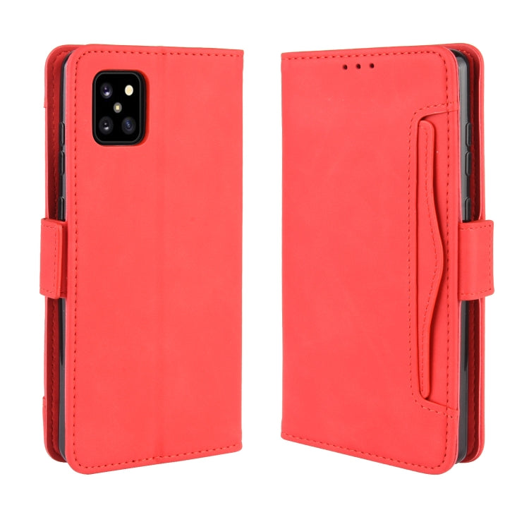 For Galaxy M60S / A81 / Note 10 Lite Wallet Style Skin Feel Calf Pattern Leather Case with Separate Card Slots & Holder & Wallet & Photo Frame