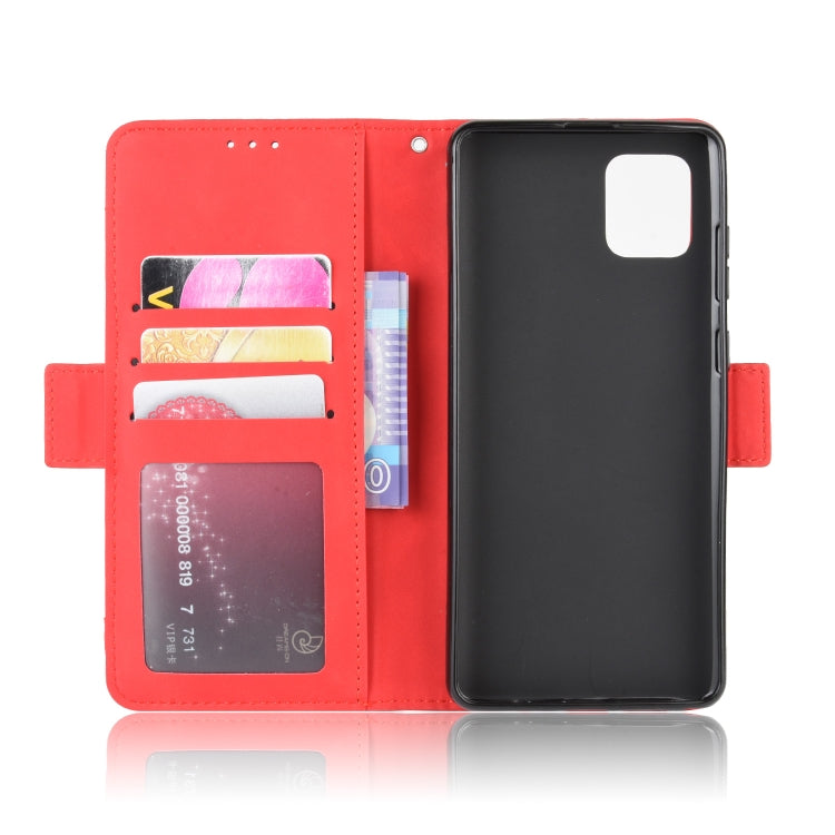 For Galaxy M60S / A81 / Note 10 Lite Wallet Style Skin Feel Calf Pattern Leather Case with Separate Card Slots & Holder & Wallet & Photo Frame