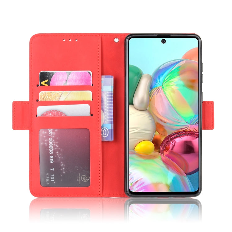 For Galaxy M60S / A81 / Note 10 Lite Wallet Style Skin Feel Calf Pattern Leather Case with Separate Card Slots & Holder & Wallet & Photo Frame