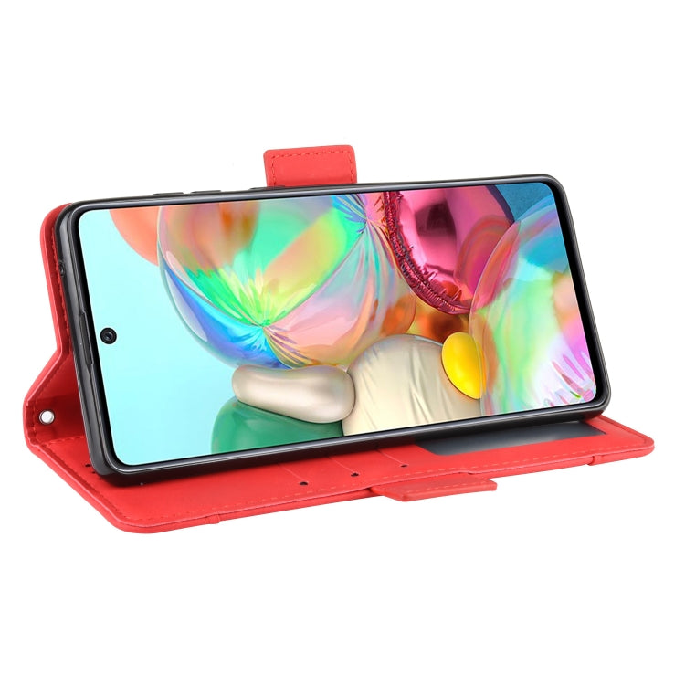 For Galaxy M60S / A81 / Note 10 Lite Wallet Style Skin Feel Calf Pattern Leather Case with Separate Card Slots & Holder & Wallet & Photo Frame