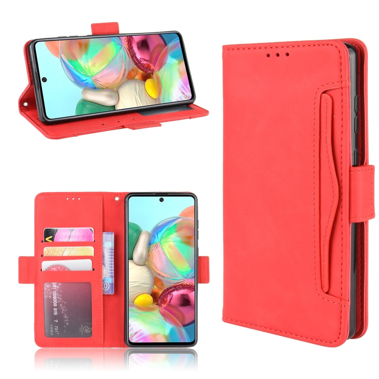 For Galaxy M60S / A81 / Note 10 Lite Wallet Style Skin Feel Calf Pattern Leather Case with Separate Card Slots & Holder & Wallet & Photo Frame