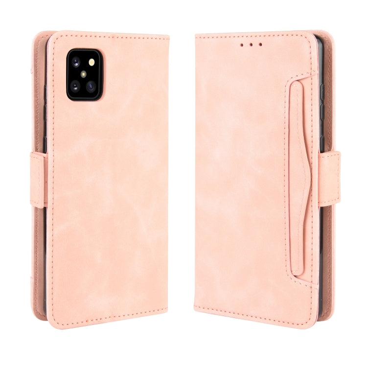 For Galaxy M60S / A81 / Note 10 Lite Wallet Style Skin Feel Calf Pattern Leather Case with Separate Card Slots & Holder & Wallet & Photo Frame
