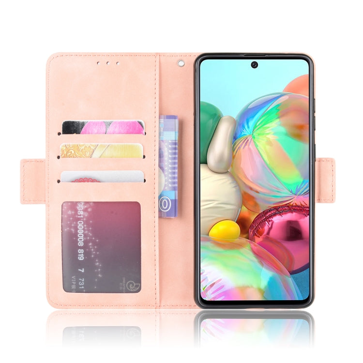For Galaxy M60S / A81 / Note 10 Lite Wallet Style Skin Feel Calf Pattern Leather Case with Separate Card Slots & Holder & Wallet & Photo Frame