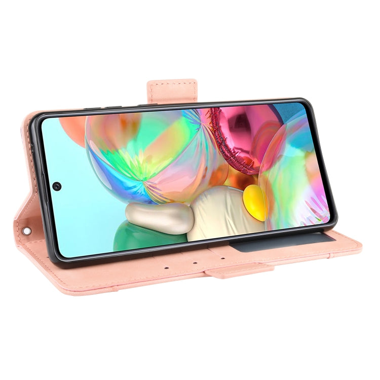 For Galaxy M60S / A81 / Note 10 Lite Wallet Style Skin Feel Calf Pattern Leather Case with Separate Card Slots & Holder & Wallet & Photo Frame