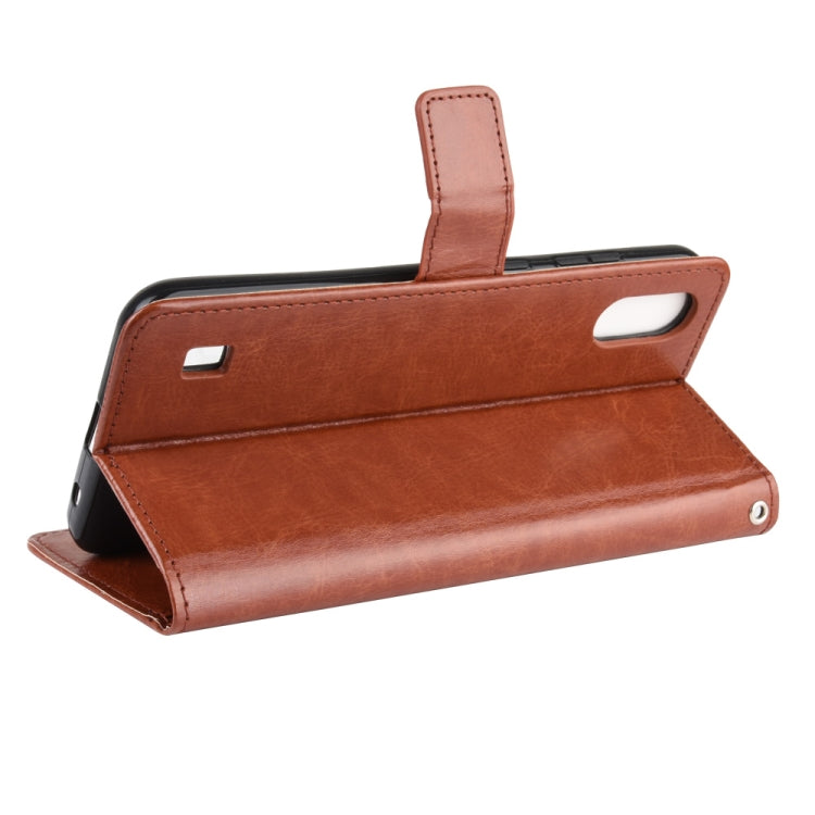 For ZTE Blade A5 2020 Retro Crazy Horse Texture Horizontal Flip Leather Case with Holder & Card Slots & Photo Frame