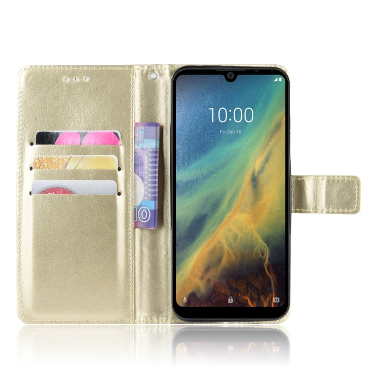 For ZTE Blade A5 2020 Retro Crazy Horse Texture Horizontal Flip Leather Case with Holder & Card Slots & Photo Frame