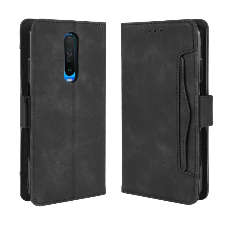 For Xiaomi Redmi K30 Wallet Style Skin Feel Calf Pattern Leather Case with Separate Card Slots & Holder & Wallet & Photo Frame
