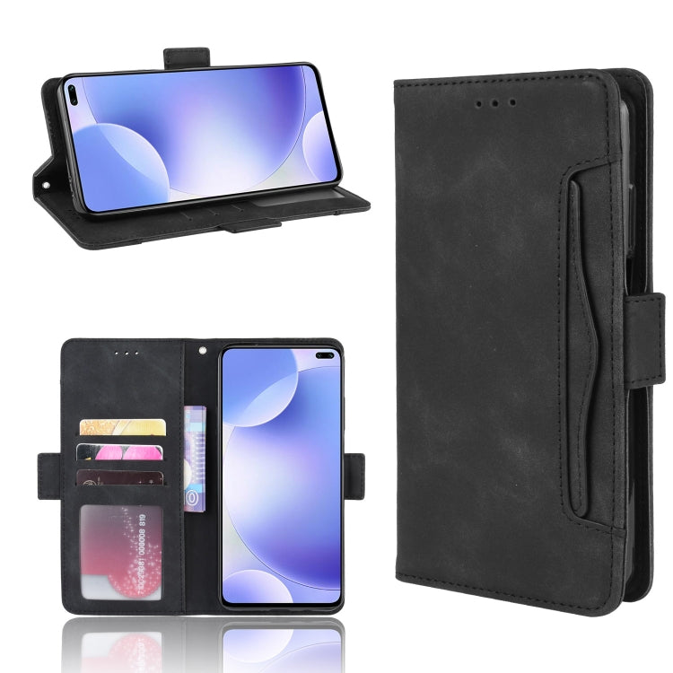 For Xiaomi Redmi K30 Wallet Style Skin Feel Calf Pattern Leather Case with Separate Card Slots & Holder & Wallet & Photo Frame