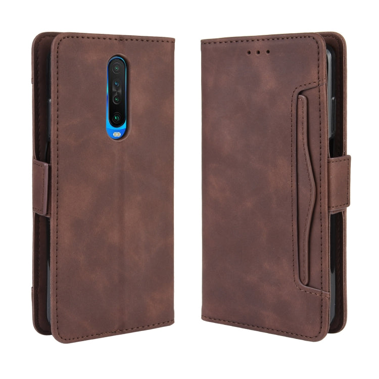 For Xiaomi Redmi K30 Wallet Style Skin Feel Calf Pattern Leather Case with Separate Card Slots & Holder & Wallet & Photo Frame