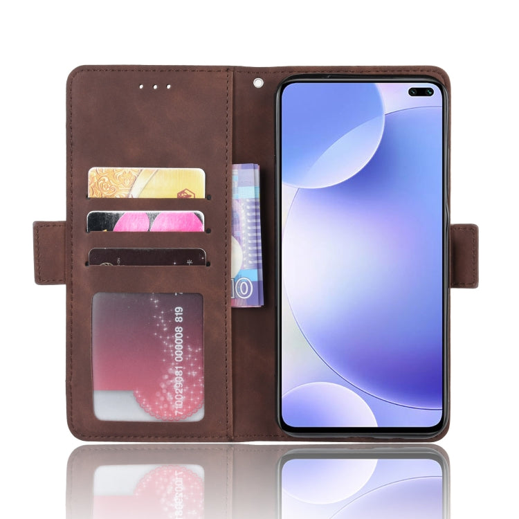 For Xiaomi Redmi K30 Wallet Style Skin Feel Calf Pattern Leather Case with Separate Card Slots & Holder & Wallet & Photo Frame