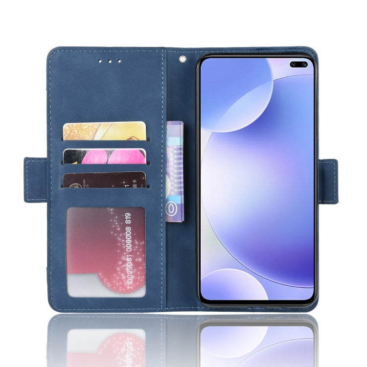 For Xiaomi Redmi K30 Wallet Style Skin Feel Calf Pattern Leather Case with Separate Card Slots & Holder & Wallet & Photo Frame