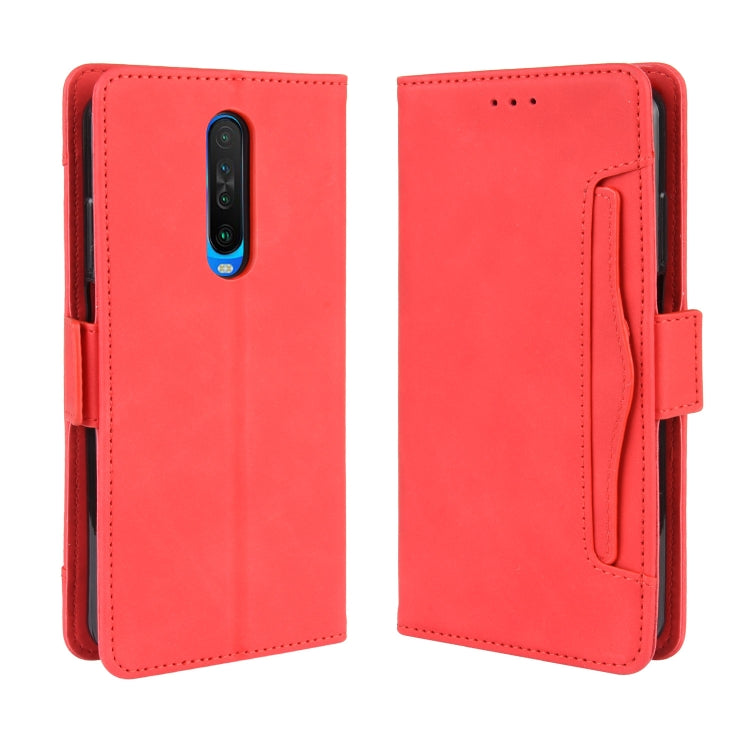 For Xiaomi Redmi K30 Wallet Style Skin Feel Calf Pattern Leather Case with Separate Card Slots & Holder & Wallet & Photo Frame