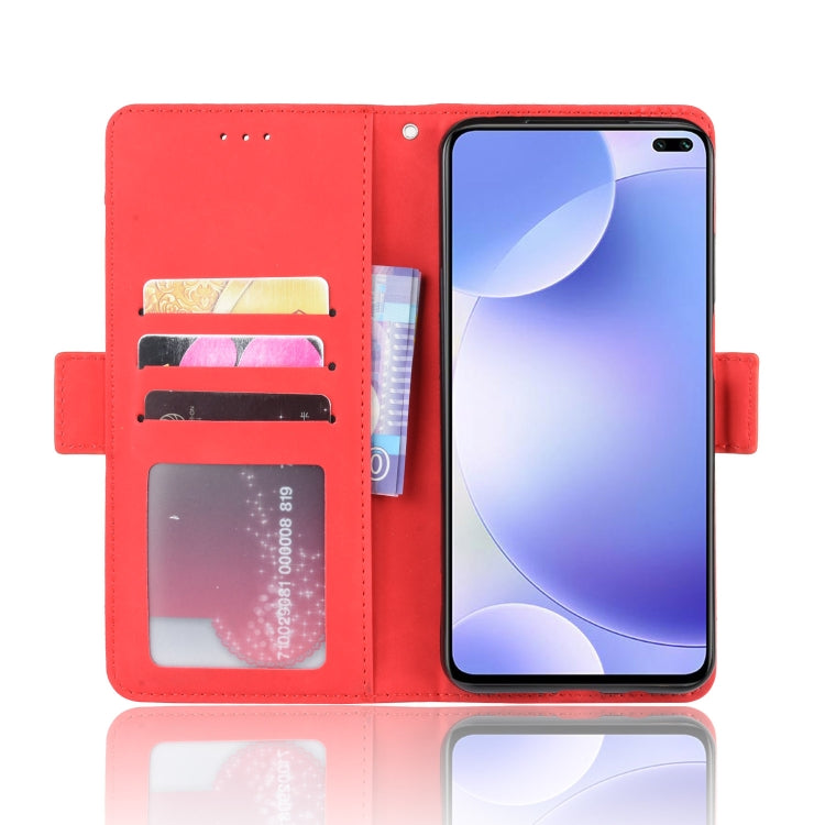 For Xiaomi Redmi K30 Wallet Style Skin Feel Calf Pattern Leather Case with Separate Card Slots & Holder & Wallet & Photo Frame