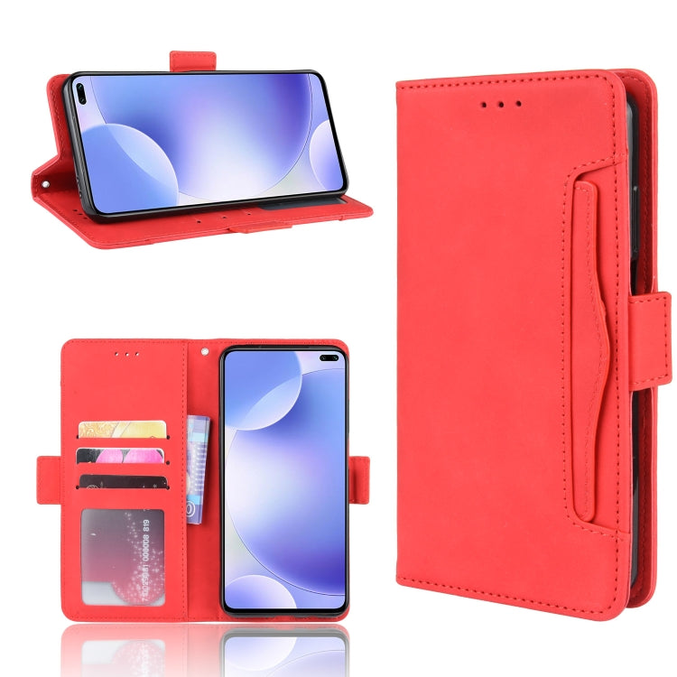 For Xiaomi Redmi K30 Wallet Style Skin Feel Calf Pattern Leather Case with Separate Card Slots & Holder & Wallet & Photo Frame