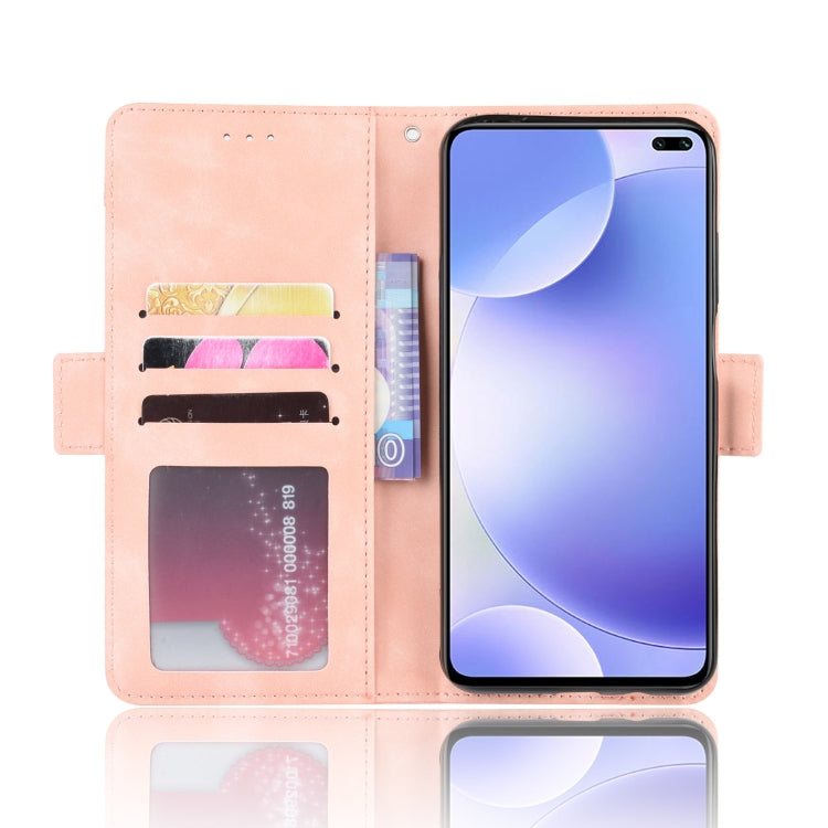 For Xiaomi Redmi K30 Wallet Style Skin Feel Calf Pattern Leather Case with Separate Card Slots & Holder & Wallet & Photo Frame