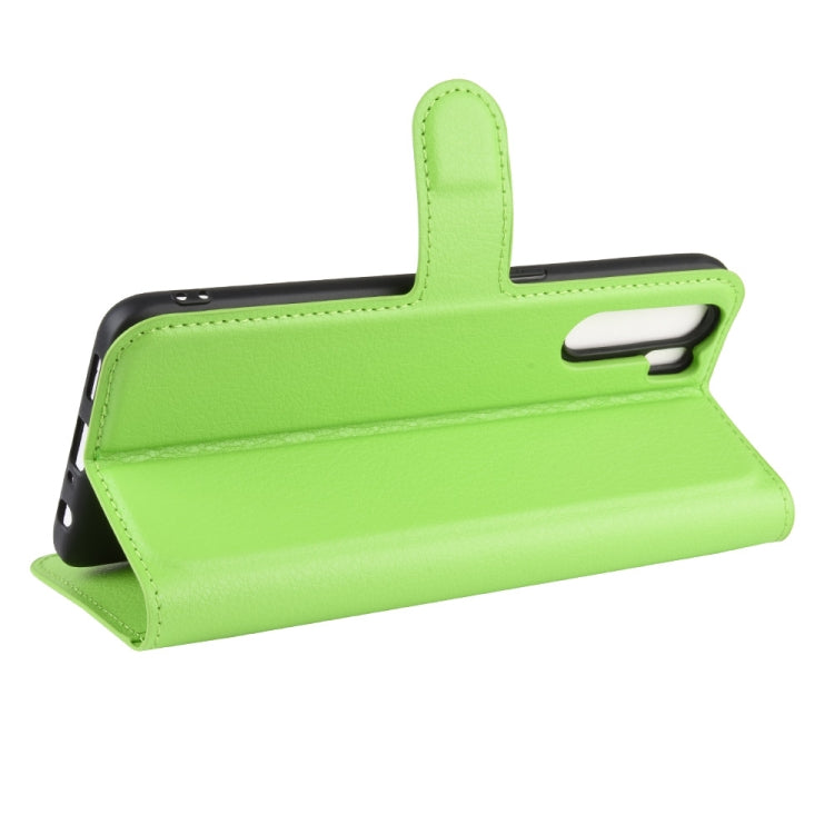 For OPPO A91 Litchi Texture Horizontal Flip PU Leather Case with Holder & Card Slots & Wallet