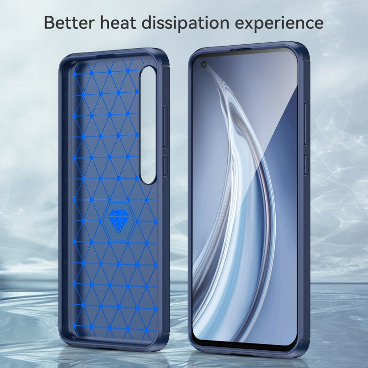 For Xiaomi Mi 10 / 10 Pro Brushed Texture Carbon Fiber TPU Case