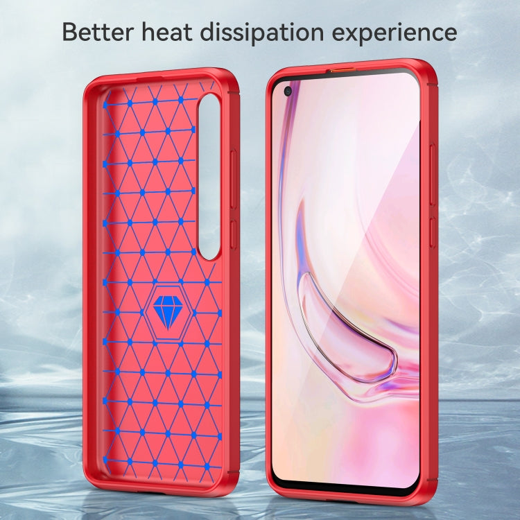 For Xiaomi Mi 10 / 10 Pro Brushed Texture Carbon Fiber TPU Case