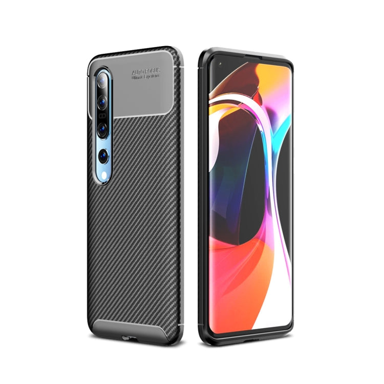 For Xiaomi Mi 10 / 10 Pro Carbon Fiber Texture Shockproof TPU Case