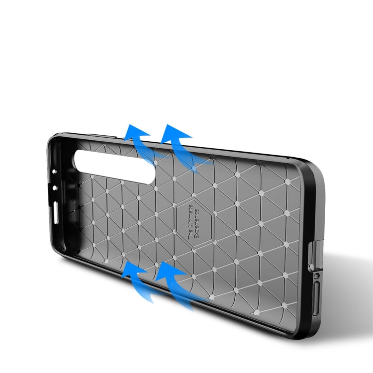For Xiaomi Mi 10 / 10 Pro Carbon Fiber Texture Shockproof TPU Case
