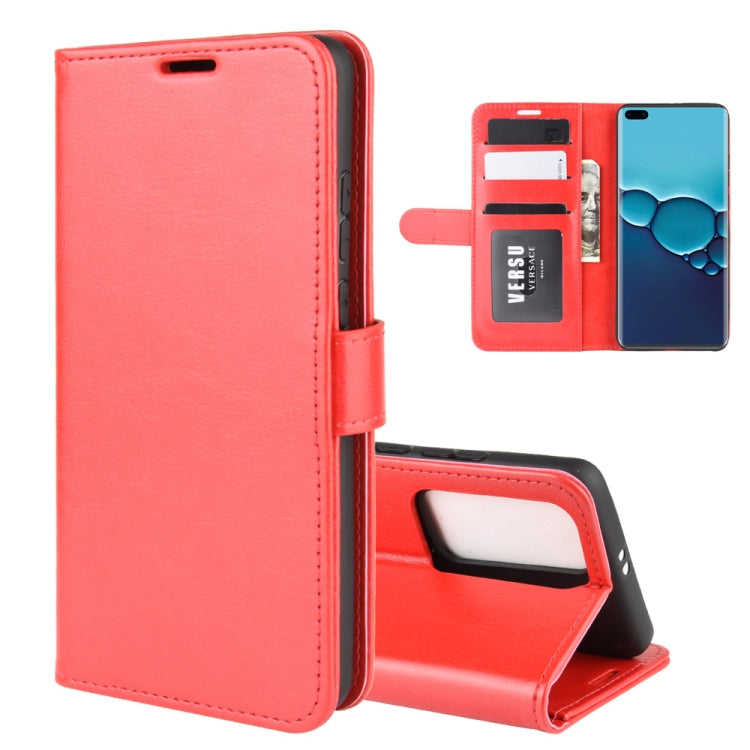 For Huawei P40 R64 Texture Single Horizontal Flip PU Leather Case with Holder & Card Slots & Wallet& Photo Frame