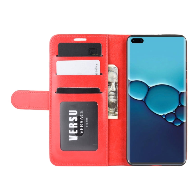For Huawei P40 R64 Texture Single Horizontal Flip PU Leather Case with Holder & Card Slots & Wallet& Photo Frame
