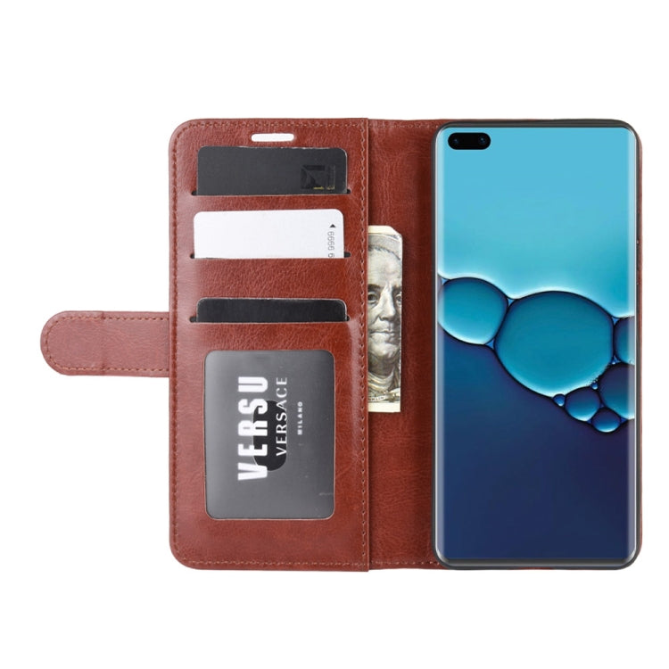 For Huawei P40 R64 Texture Single Horizontal Flip PU Leather Case with Holder & Card Slots & Wallet& Photo Frame