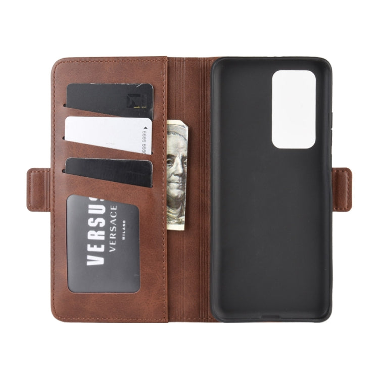 For Huawei P40 Dual-side Magnetic Buckle Horizontal Flip PU Leather Case with Holder & Card Slots & Wallet