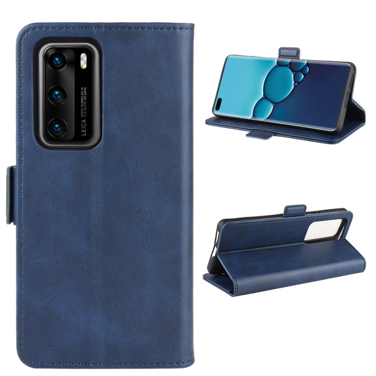 For Huawei P40 Dual-side Magnetic Buckle Horizontal Flip PU Leather Case with Holder & Card Slots & Wallet