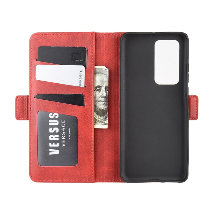 For Huawei P40 Dual-side Magnetic Buckle Horizontal Flip PU Leather Case with Holder & Card Slots & Wallet