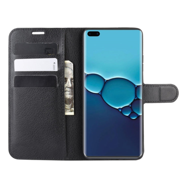 For Huawei P40 Litchi Texture Horizontal Flip Protective Case with Holder & Card Slots & Wallet
