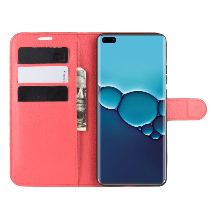 For Huawei P40 Litchi Texture Horizontal Flip Protective Case with Holder & Card Slots & Wallet