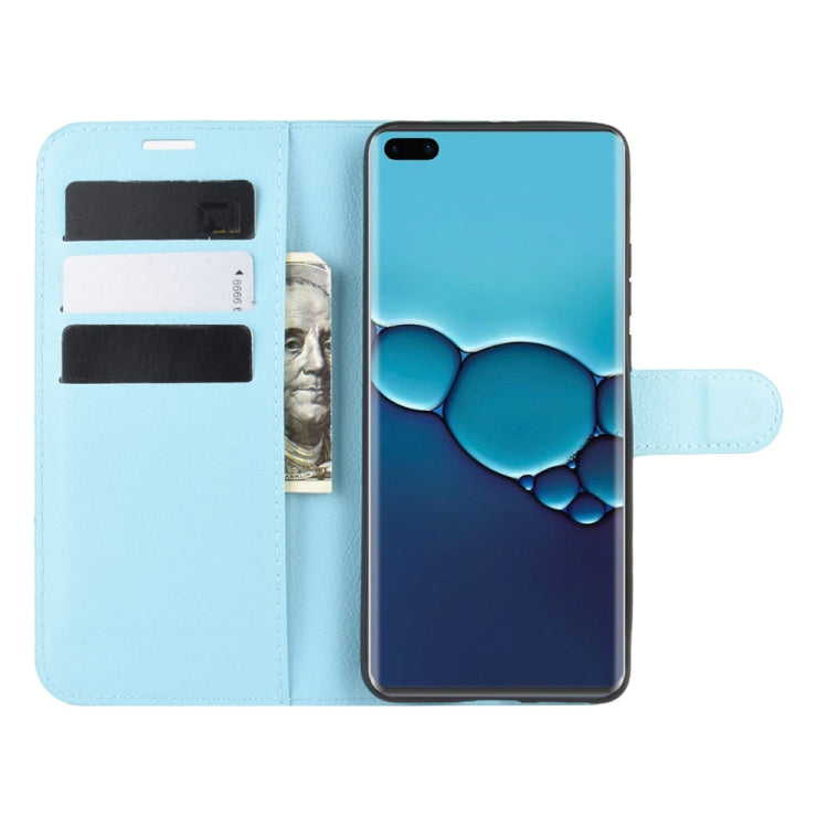 For Huawei P40 Litchi Texture Horizontal Flip Protective Case with Holder & Card Slots & Wallet