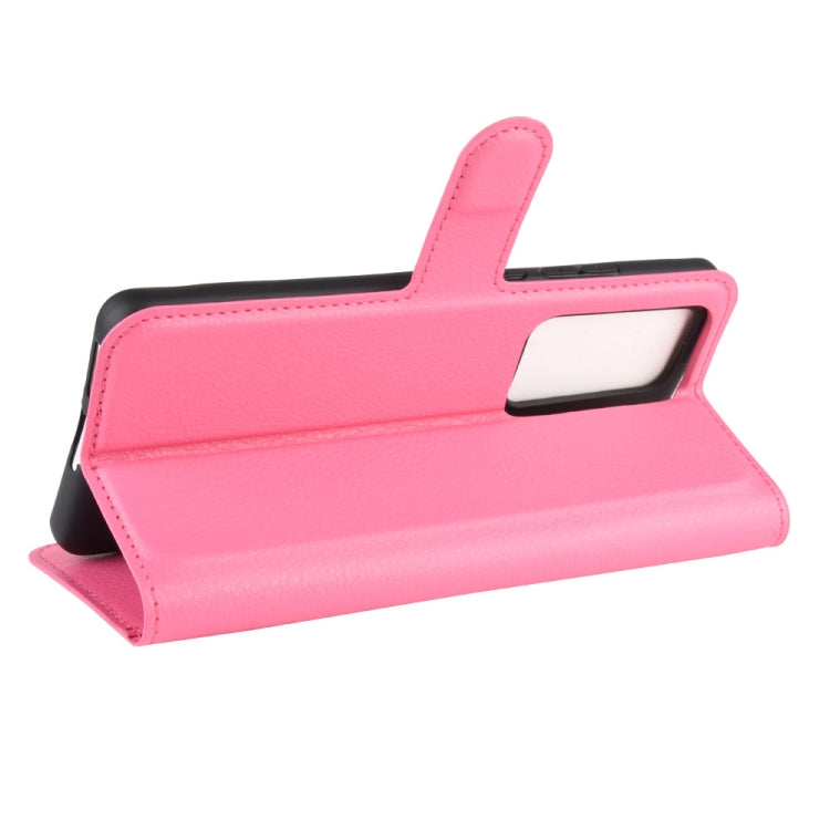 For Huawei P40 Litchi Texture Horizontal Flip Protective Case with Holder & Card Slots & Wallet