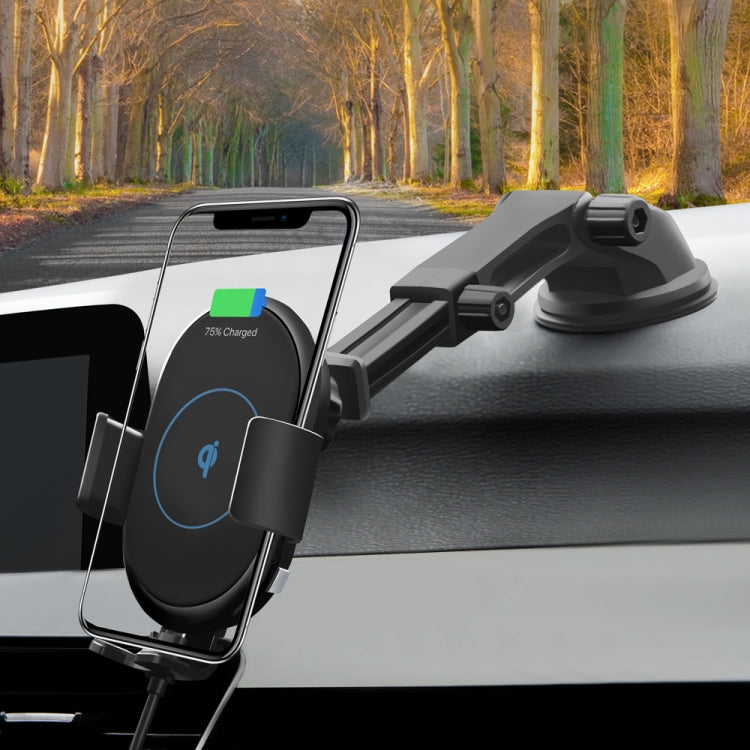 C15 Car Wireless Charger Coil Automatic Induction Wireless Charging Mount Holder