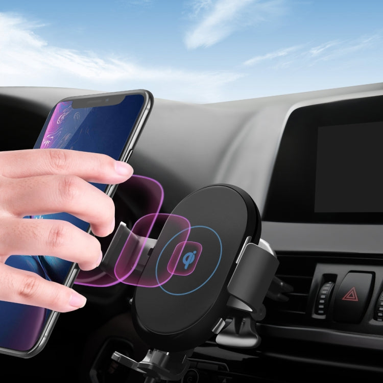 C15 Car Wireless Charger Coil Automatic Induction Wireless Charging Mount Holder