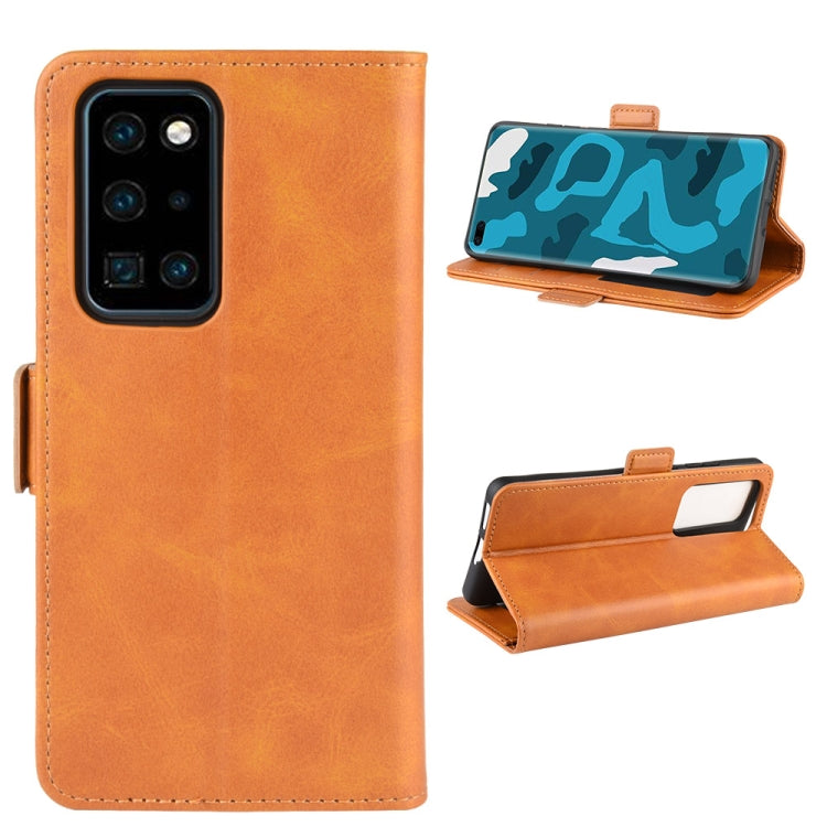 For Huawei P40 Pro Dual-side Magnetic Buckle Horizontal Flip Leather Case with Holder & Card Slots & Wallet & Photo Frame