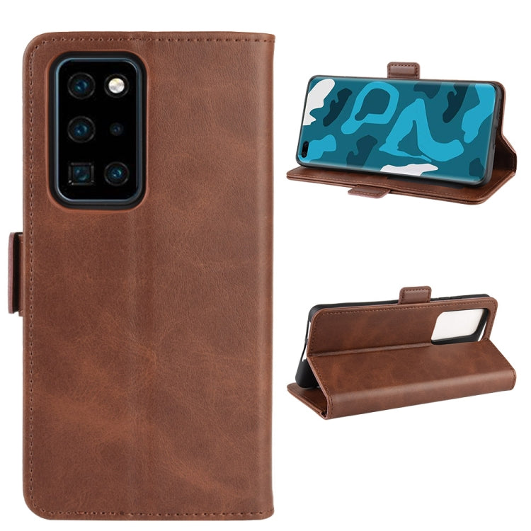 For Huawei P40 Pro Dual-side Magnetic Buckle Horizontal Flip Leather Case with Holder & Card Slots & Wallet & Photo Frame
