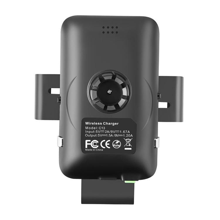C13 Car Wireless Charger Full-Automatic Infrared Induction Charger Holder