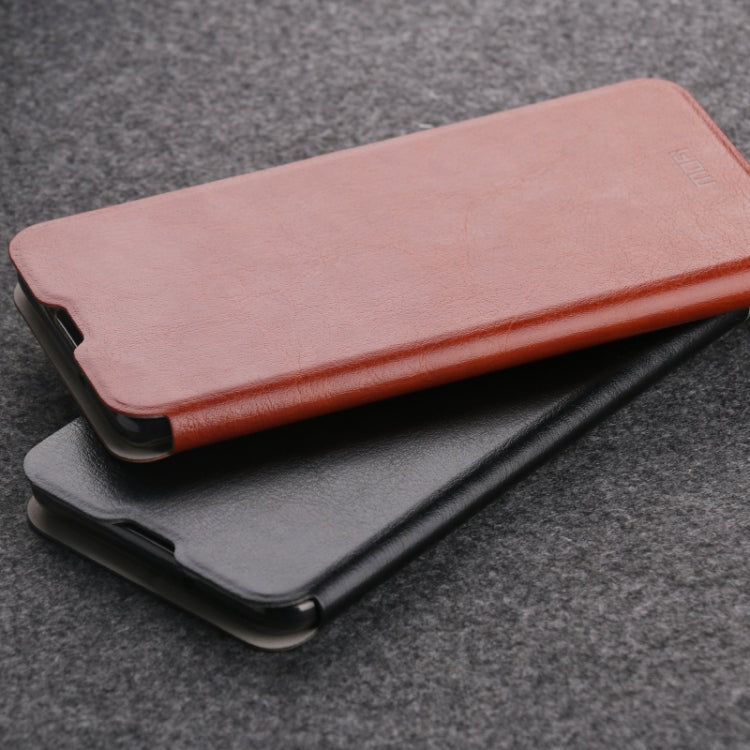 For Xiaomi Mi 10 MOFI Rui Series Classical Leather Embedded Steel Plate All-inclusive Horizontal Flip PU Leather Case