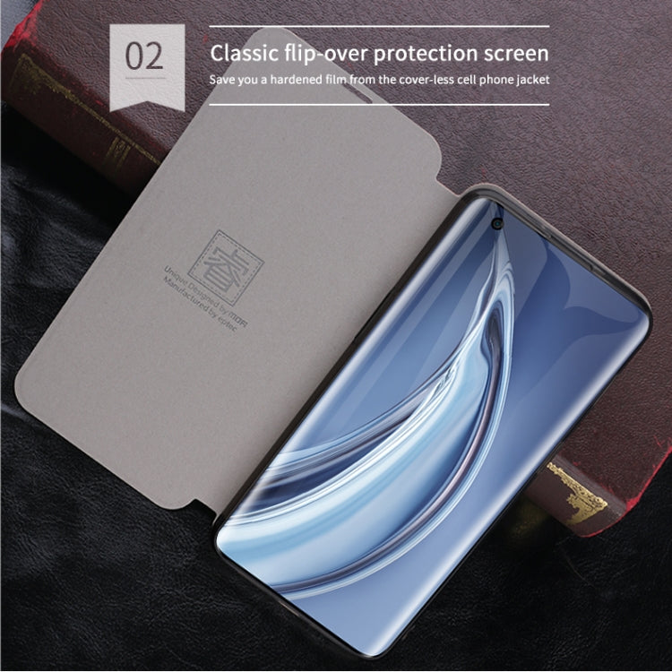 For Xiaomi Mi 10 Pro MOFI Rui Series Classical Leather Embedded Steel Plate All-inclusive Horizontal Flip PU Leather Case