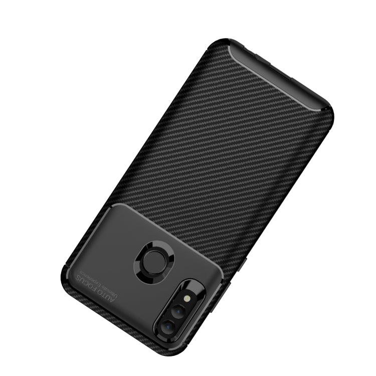 For Huawei Y7p Carbon Fiber Texture Shockproof TPU Case