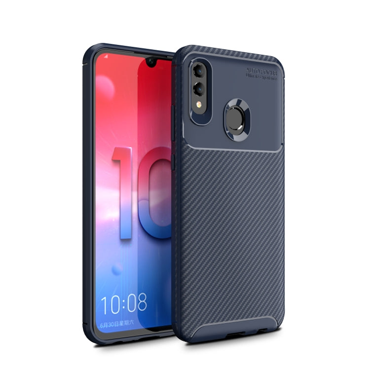 For Huawei Y7p Carbon Fiber Texture Shockproof TPU Case