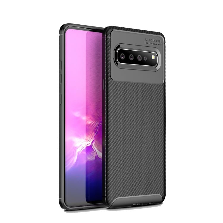 For LG V60 ThinQ 5G Carbon Fiber Texture Shockproof TPU Case